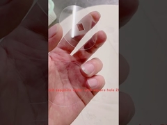 شريحة ركيزة من الياقوت الأزرق DSP بسمك 0.3 مم، سماكة مخصصة