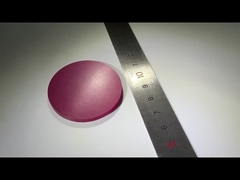 Ti+ Al2O3 زعفران ، زعفران كريستال الزجاج العدسة التيتانيوم المنشط