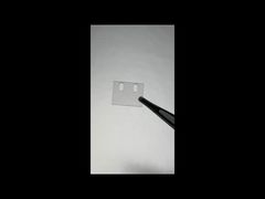 نافذة بصرية من الياقوت الأزرق المربع المخصصة مع فتحة نافذة