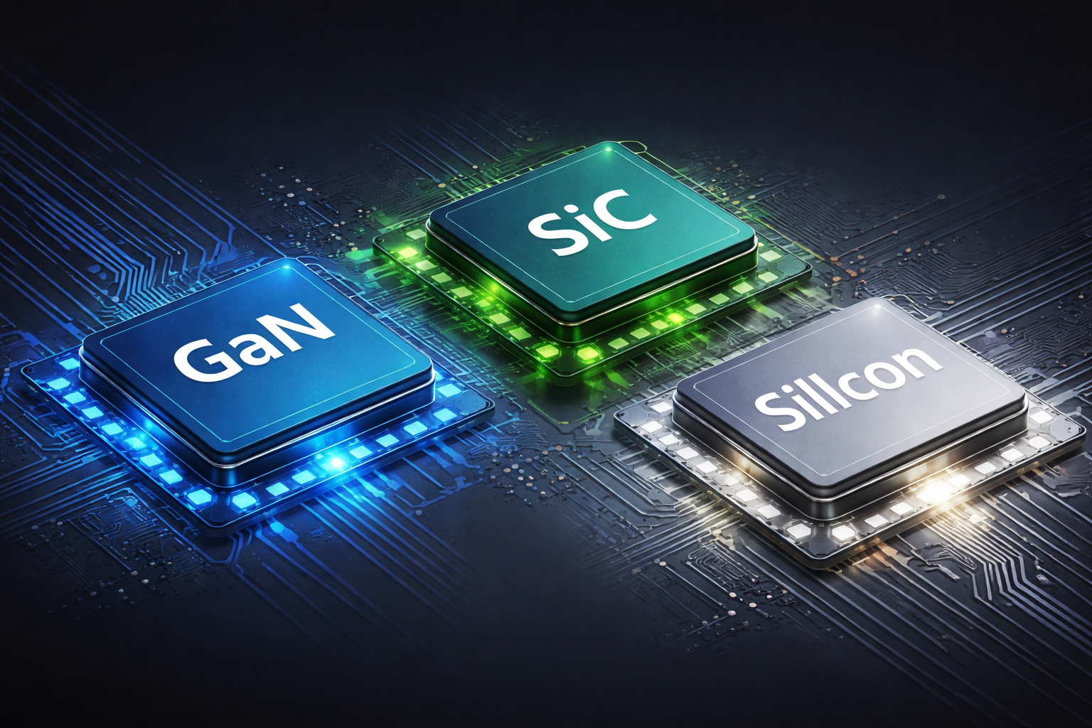 أحدث مدونات الشركة حول GaN vs SiC vs Silicon: A Practical Guide for Engineers and Device Makers