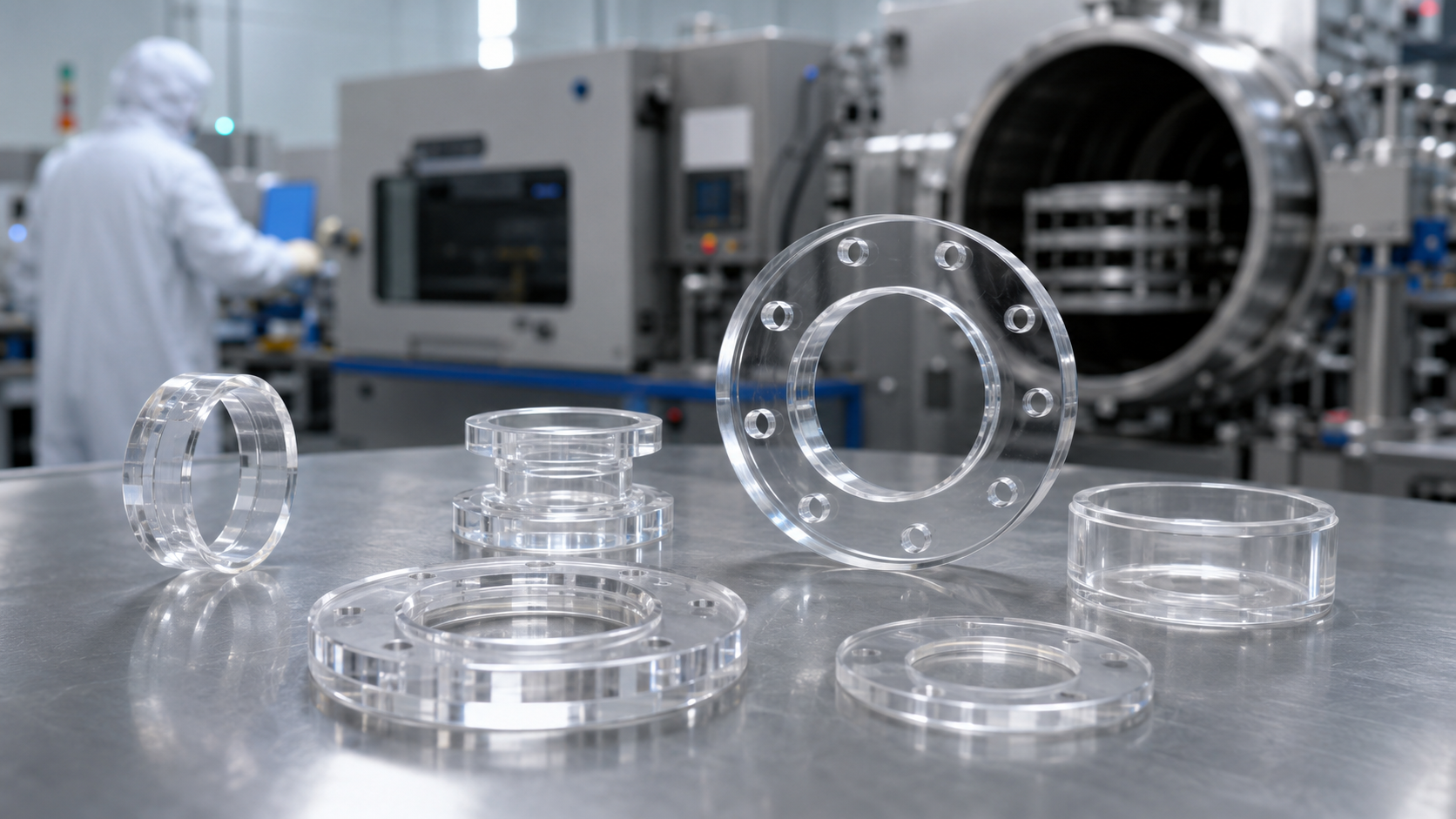 أحدث مدونات الشركة حول Quartz Flanges, Rings and Bases: Small Quartz Parts Used in Semiconductor Equipment