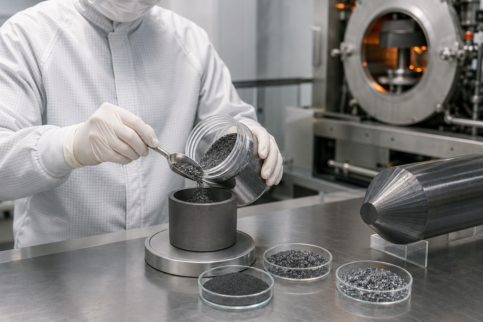أحدث مدونات الشركة حول High-Purity SiC Powder for Crystal Growth: Purity Levels, Particle Size, Impurity Control and PVT Yield