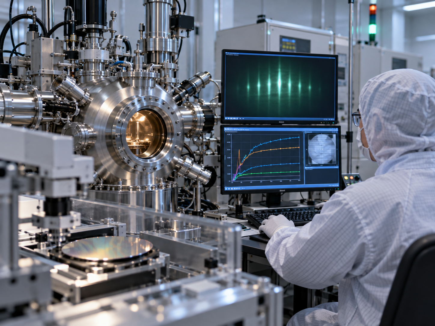 أحدث مدونات الشركة حول AI-Controlled GaN Epitaxy: How RHEED Data, MBE Process Control and Autonomous Growth Improve Epi-Wafer Uniformity and Yi