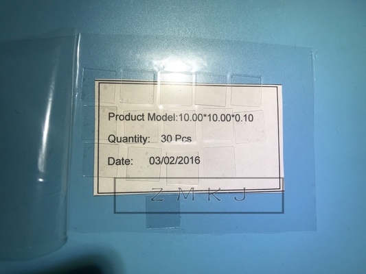 شراء ساحة الياقوت الياقوت / الياقوت والزجاج والكريستال 10x10mm 5x5mm لعدسة بصرية التصنيع عبر الإنترنت