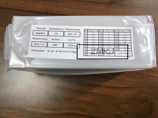 شراء 2 بوصة 3 بوصة 4 بوصة r-Axis m-level a-axis Sapphire Wafer الركيزة التصنيع عبر الإنترنت