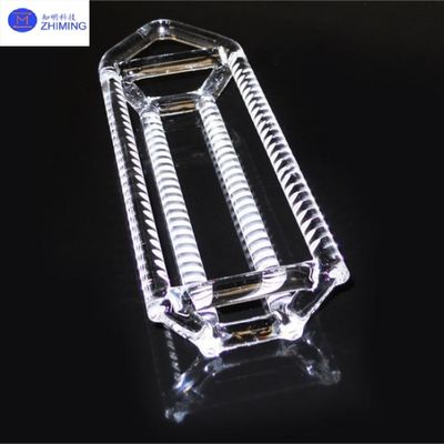 شراء قوارب الكوارتز قوارب السيليكا المذابة SiO2≥99.99% خشونة السطح Ra≤0.1μm حامل الوافر التصنيع عبر الإنترنت