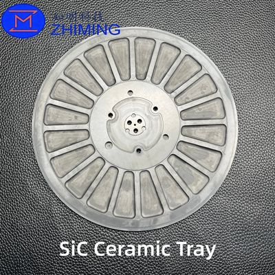 شراء Silicon Carbide Ceramic Tray for Semiconductor Wafer Processing التصنيع عبر الإنترنت