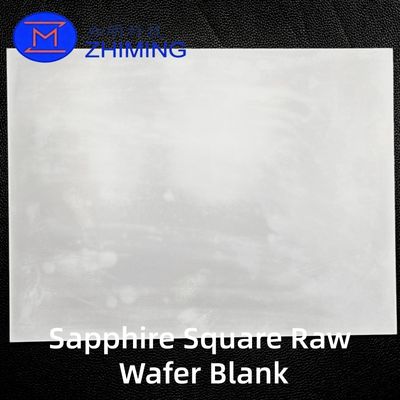 شراء Sapphire Square Raw Wafer Blank for Optical, Semiconductor, and High-Temperature Applications التصنيع عبر الإنترنت