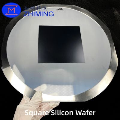 شراء Square Silicon Wafer with Film-Laminated Carrier for Advanced IC, Semiconductor & Quantum Research التصنيع عبر الإنترنت