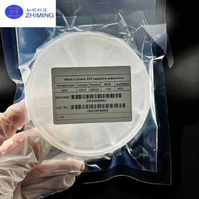 شراء رقاقة ياقوت 4 بوصة C-Plane SSP لنمو GaN / III-Nitride التصنيع عبر الإنترنت