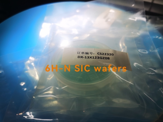 6H-N 4H-N SiC ركائز 2 بوصة 0.33 مم 0.43 مم كربيد السيليكون رقاقة