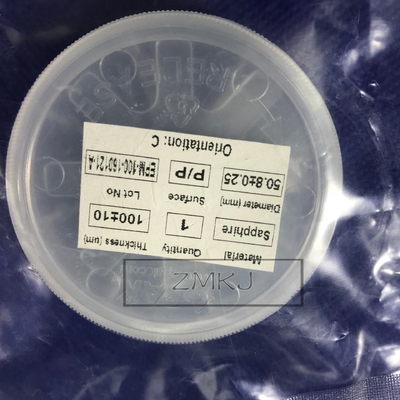 واحد كريستال رقيقة جدا الياقوت الياقوت ، الياقوت الركيزة 2 بوصة سمك 0.1mm