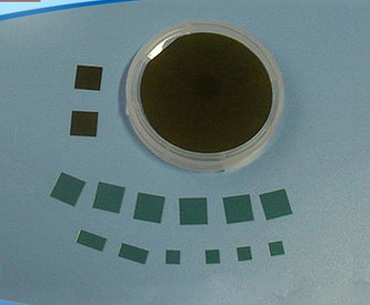 حجم مخصص 5x5 10x10mm حجم 4h-n 6h-sic رقائق رقائق الرقائق